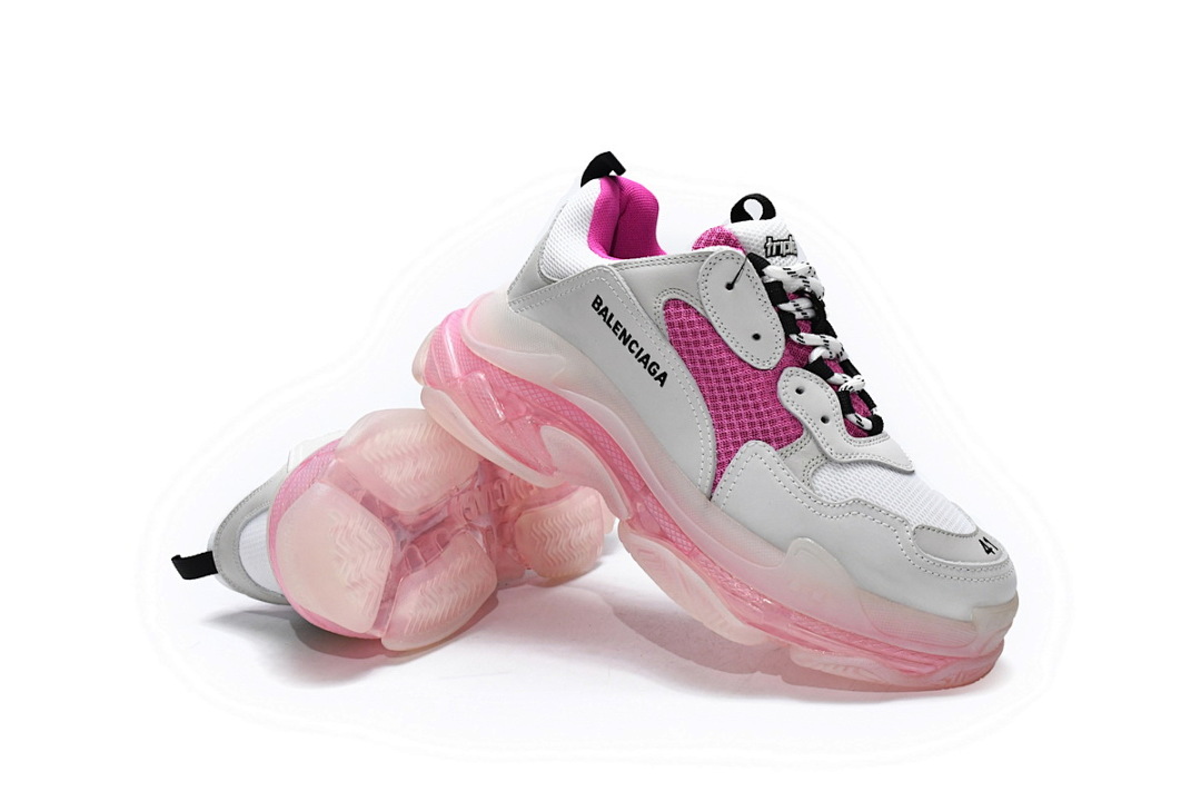 W09OH 7081 Balenciaga Triple S violet-rouge