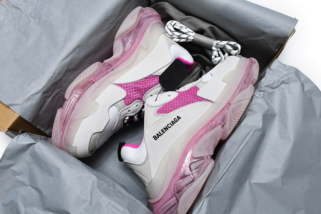W09OH 7081 Balenciaga Triple S violet-rouge