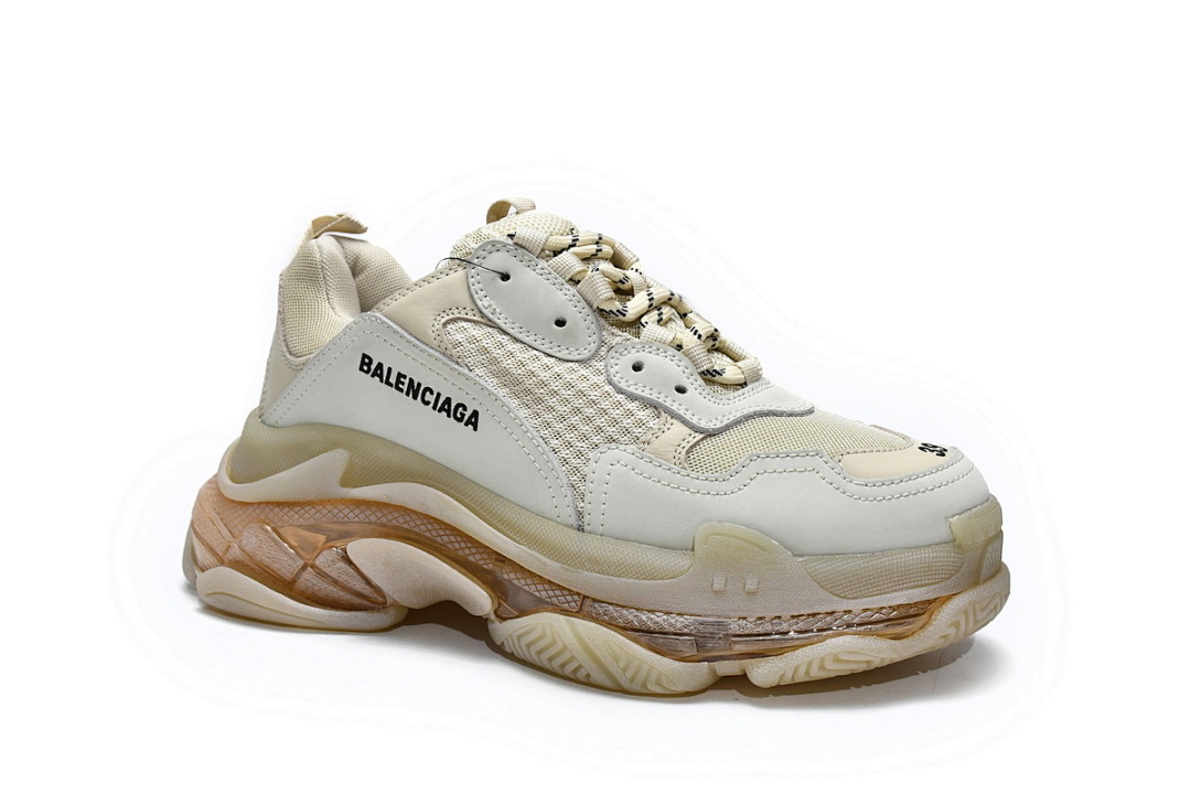 W09OH 7083 Balenciaga Triple S Champagne
