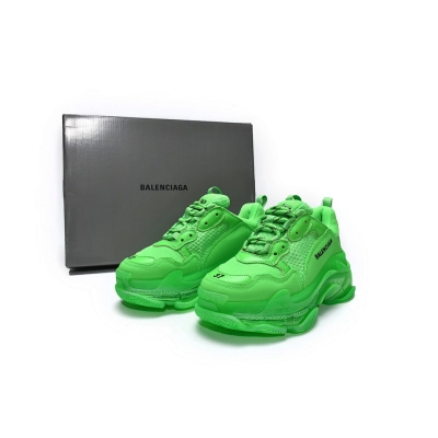 W09OL 3801 Balenciaga Triple S Verde Fluorescente 02
