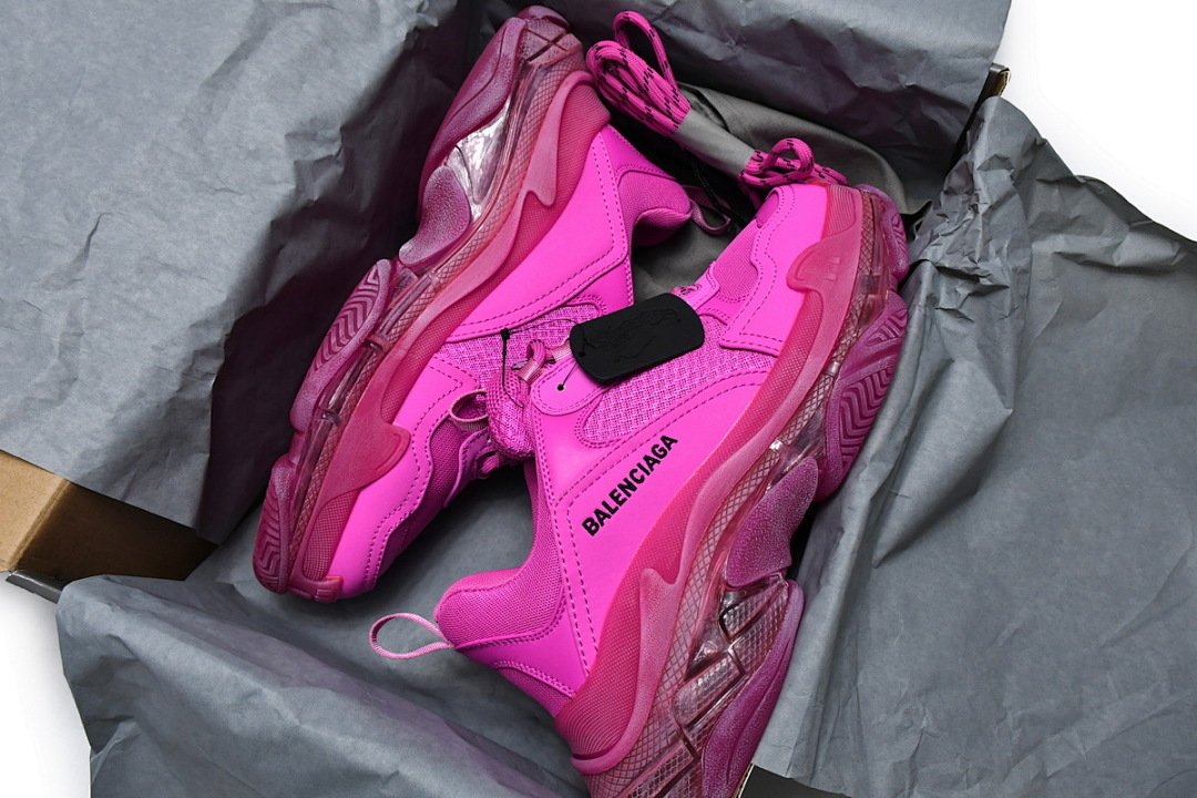 W2FG1 5059 Balenciaga Triple S Rouge prune