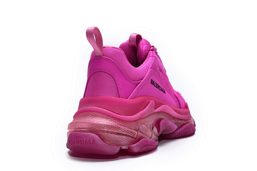 W2FG1 5059 Balenciaga Triple S Vermelho Ameixa-1