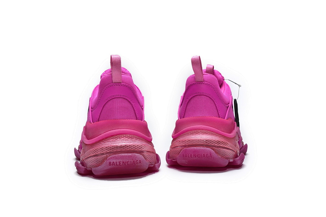 W2FG1 5059 Balenciaga Triple S Vermelho Ameixa-1