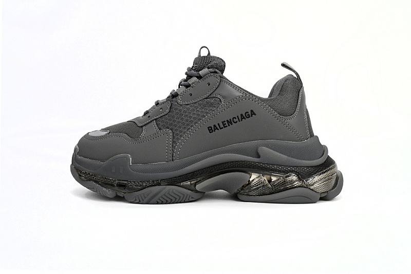 W2GA1 1801 Balenciaga Triple S Cinza Escuro