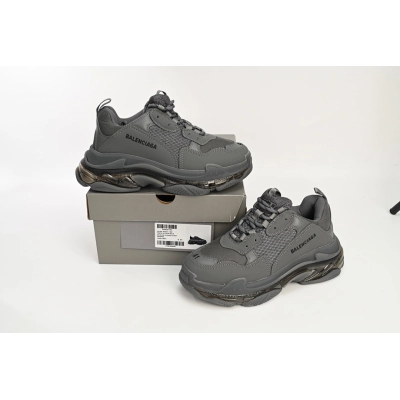 W2GA1 1801 Balenciaga Triple S Cinza Escuro 02