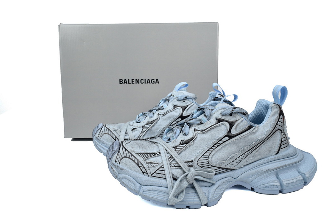 W3XDC 4000 Balenciaga Luminous Blue Canvas Blue