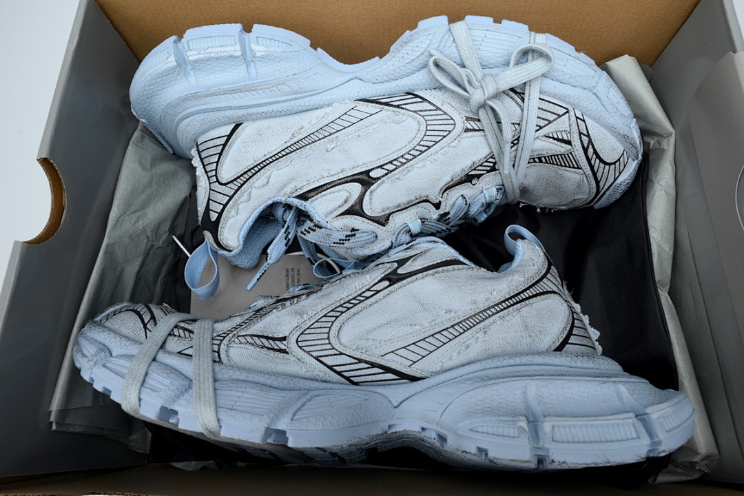 W3XDC 4000 Balenciaga Luminous Blue Canvas Blue