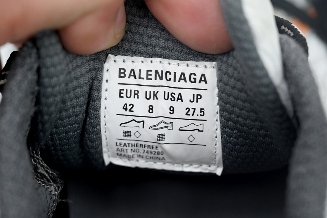 W3XGM 5140 Balenciaga White Grey Orange