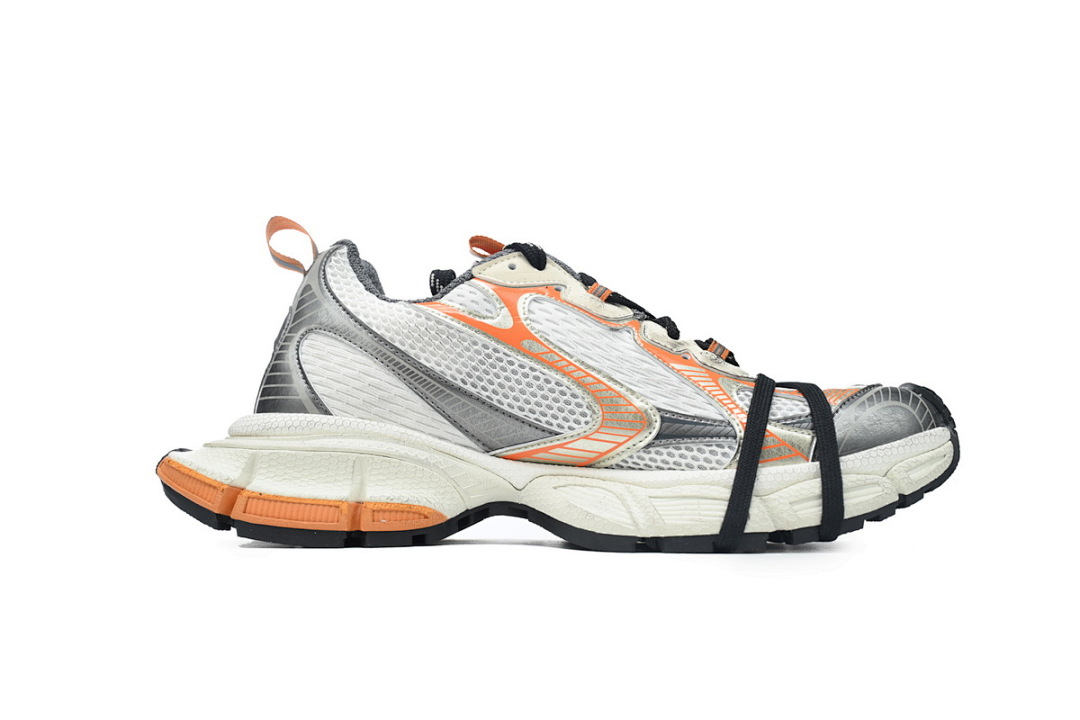 W3XGM 5140 Balenciaga White Grey Orange