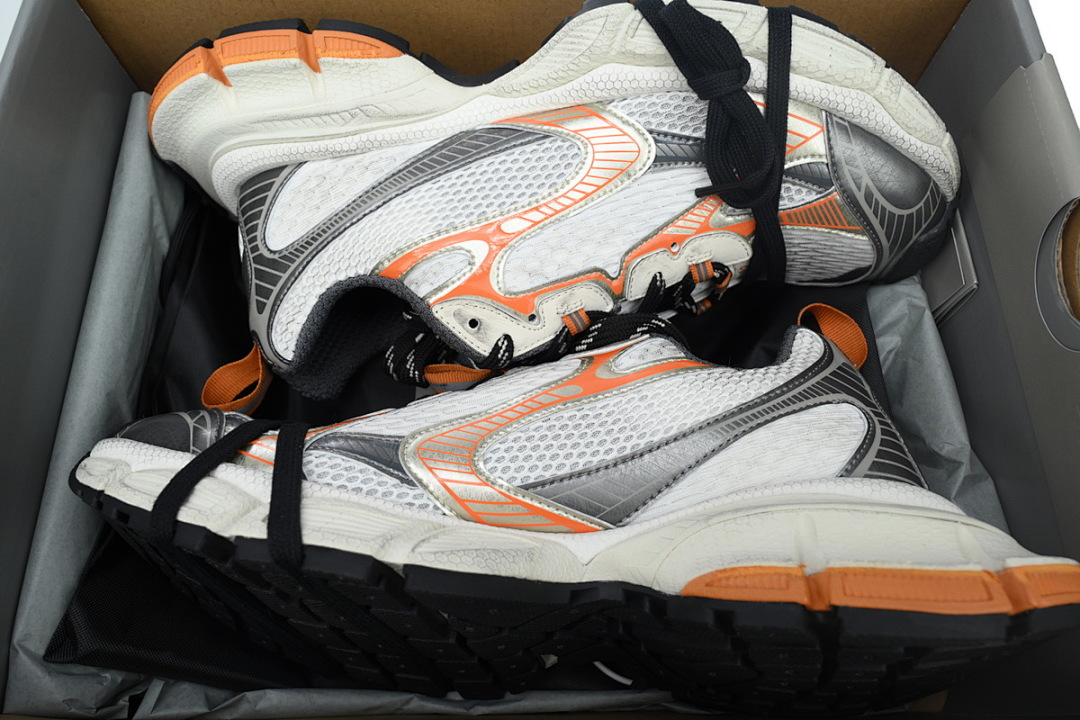 W3XGM 5140 Balenciaga White Grey Orange