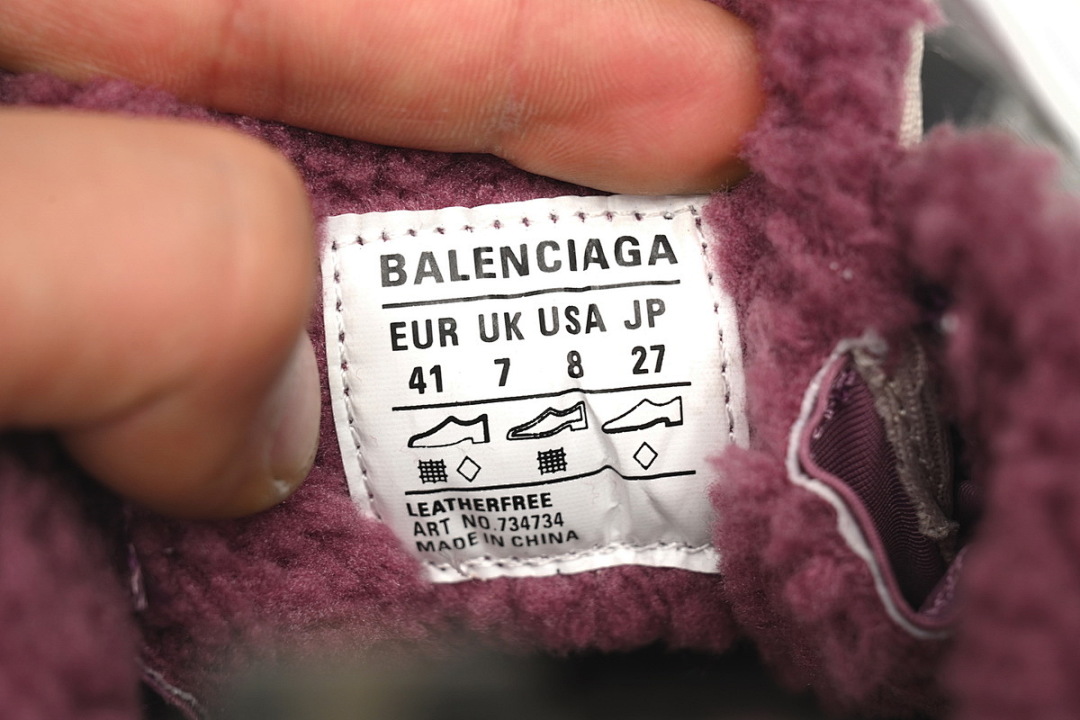 W3XL2 1269 Balenciaga Purple Ice Velvet