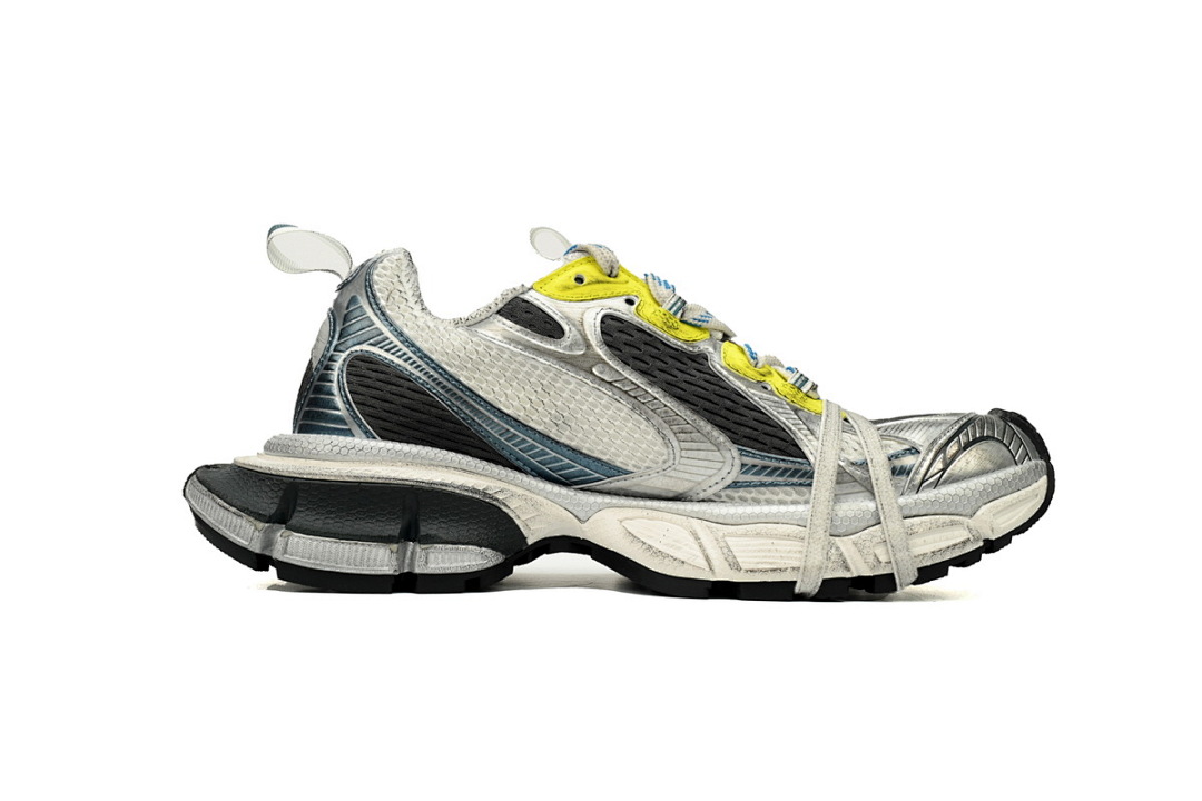 W3XLG 7010 Balenciaga Luminous Blue White Silver Blue