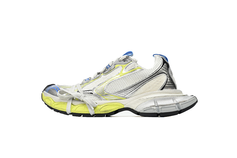 W3XLG 9074 Balenciaga Luminous Blue White Fluorescent Yellow