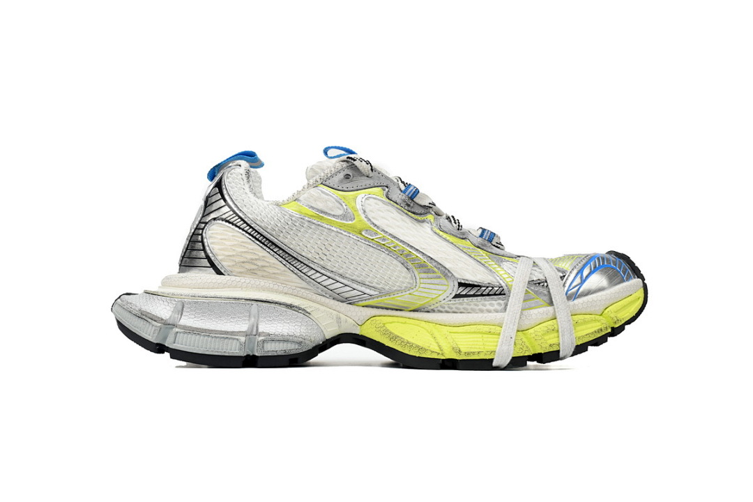 W3XLG 9074 Balenciaga Luminous Blue White Fluorescent Yellow