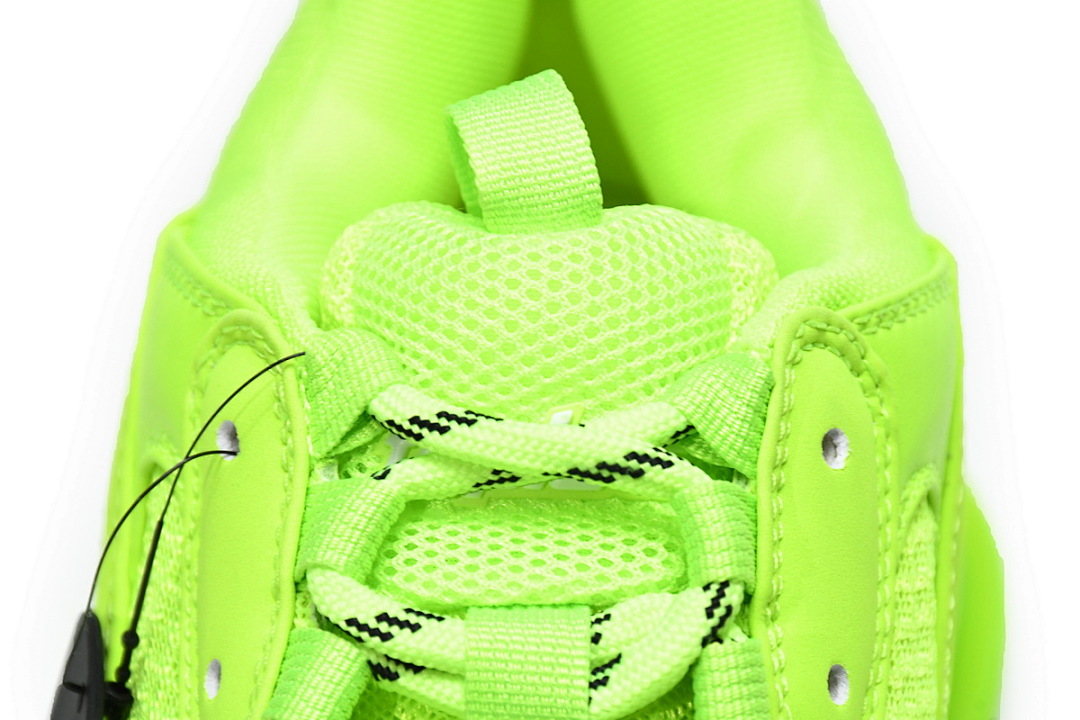 WZFF1 7320 Balenciaga Triple S Fluoresceína