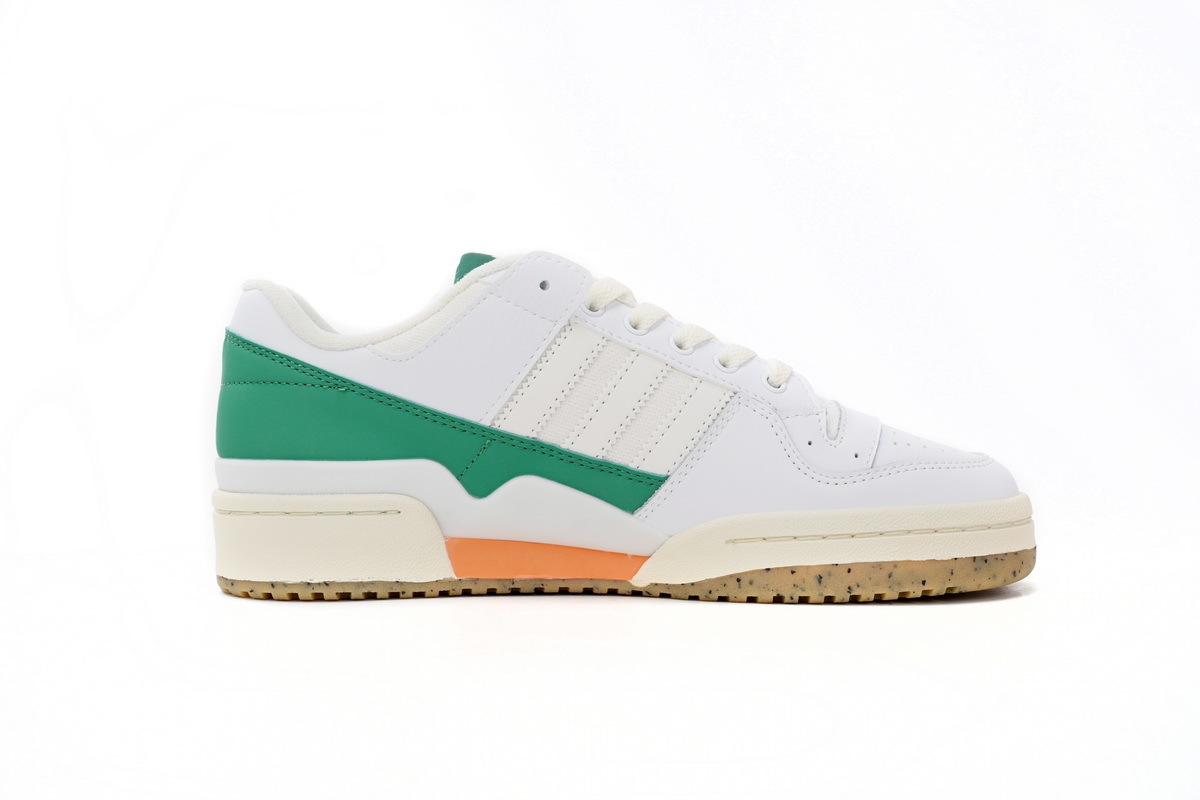  Atmos  adidas Forum Low White Green HQ6996
