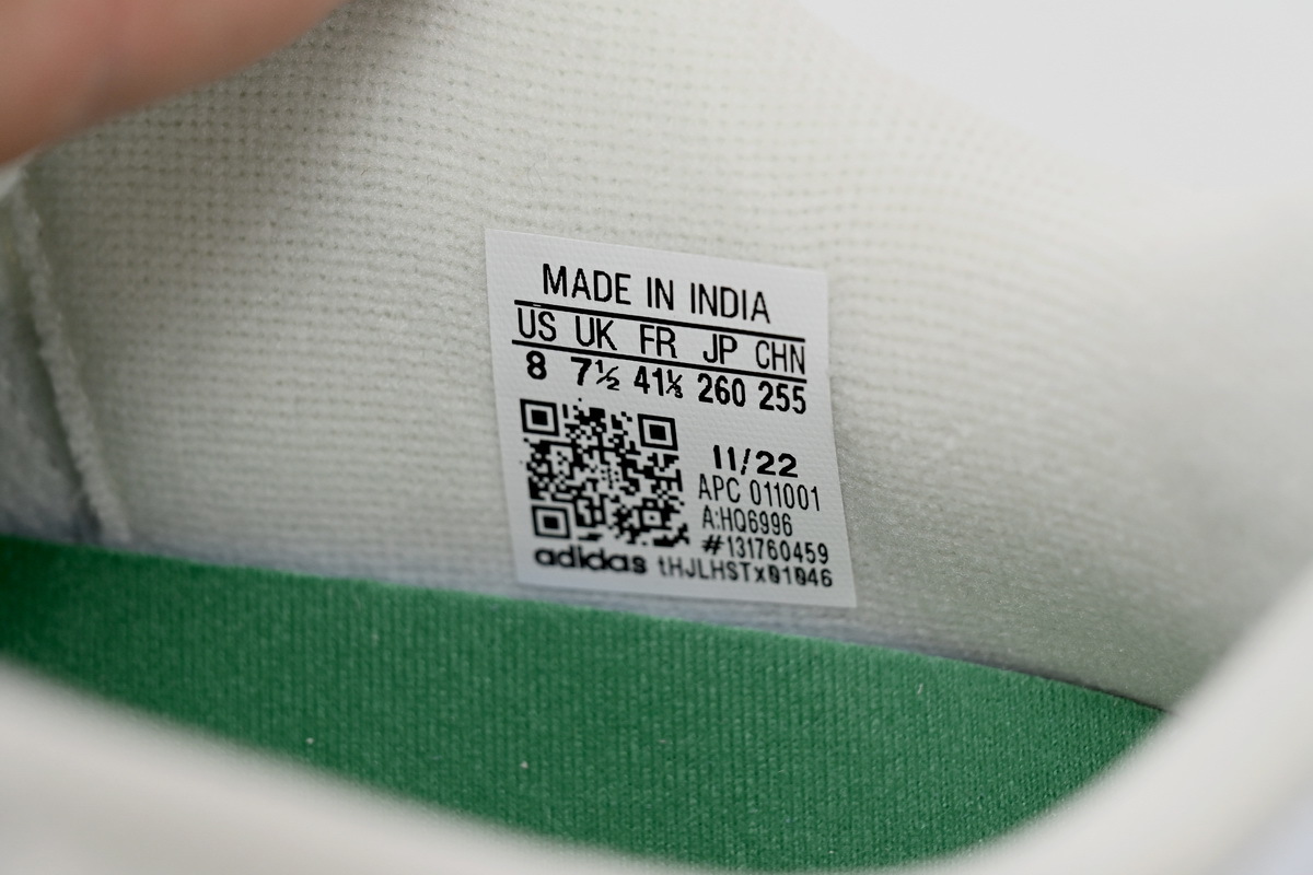  Atmos  adidas Forum Low White Green HQ6996