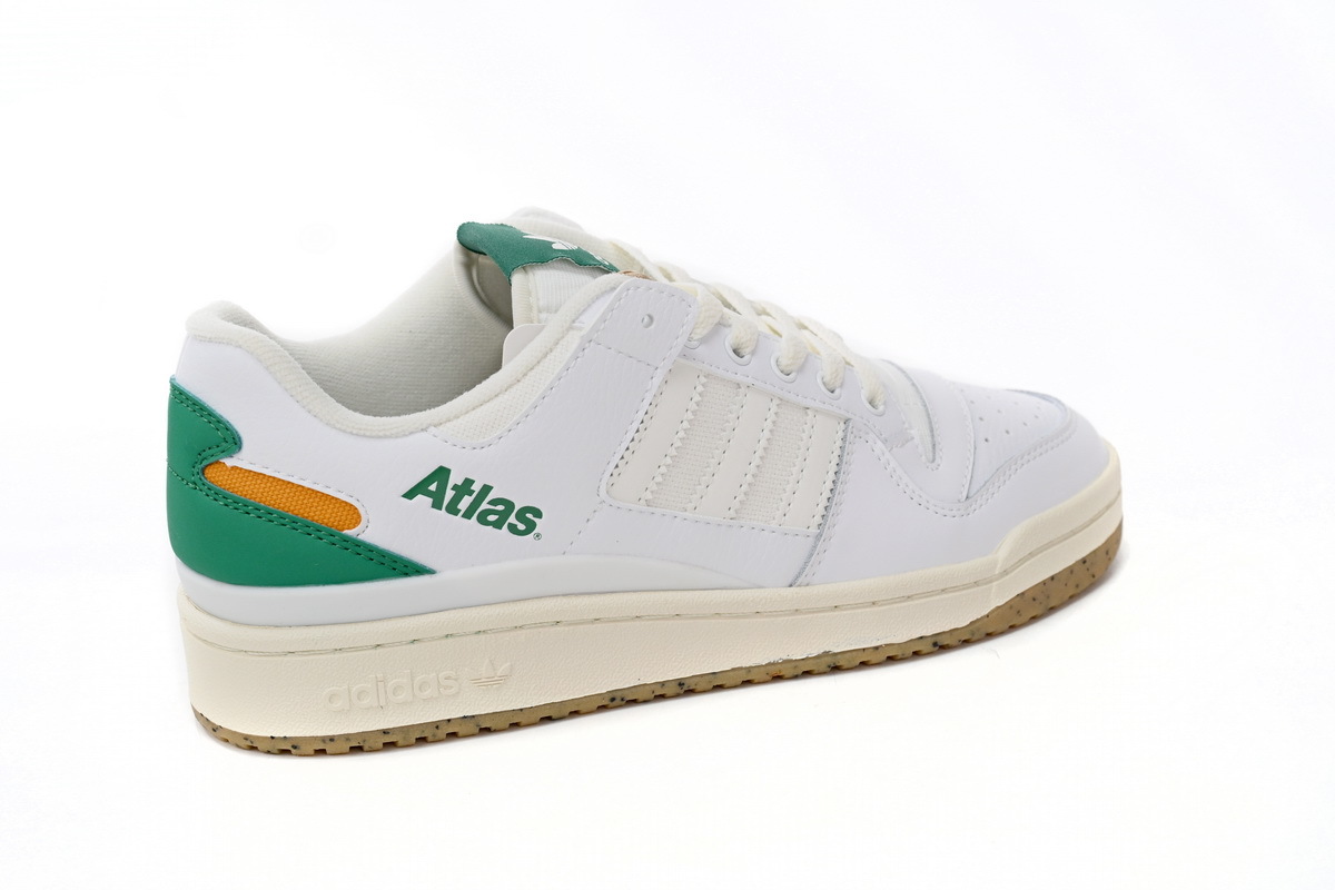 Atmos  adidas Forum Low White Green HQ6996