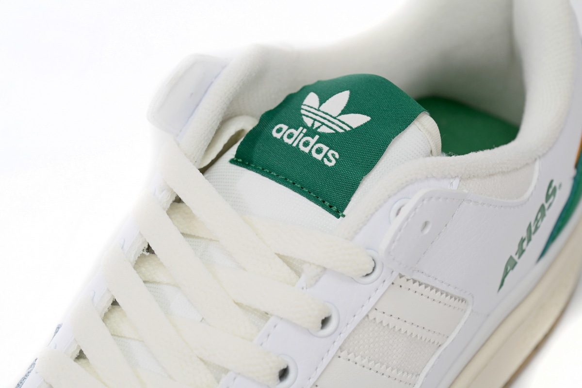  Atmos  adidas Forum Low White Green HQ6996