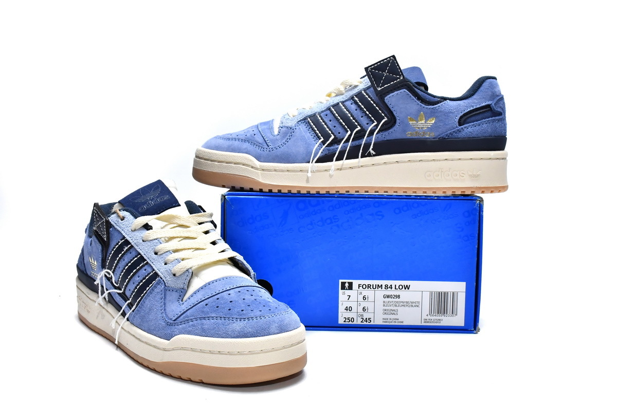 adidas Originals Forum Plus 84 Low Blue Gum GW0298 