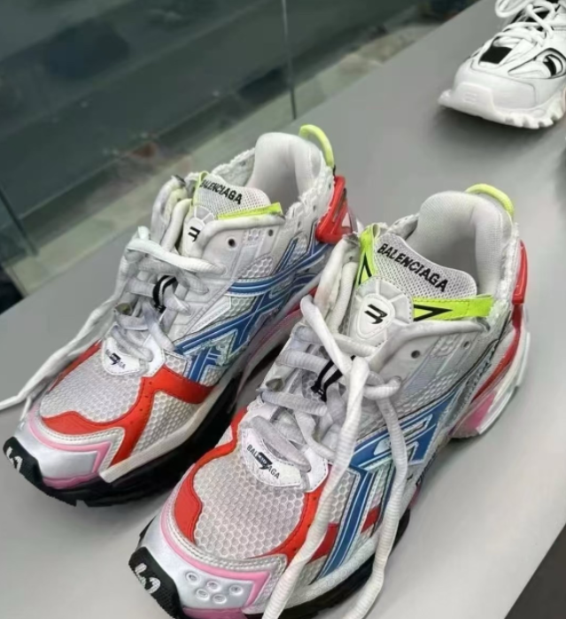Balenciaga Runner White Multi Color Sneakers W3RB6 9645 review 0