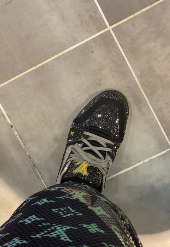 Louis Vuitton LV Trainer Rhinestone Sneaker review 0