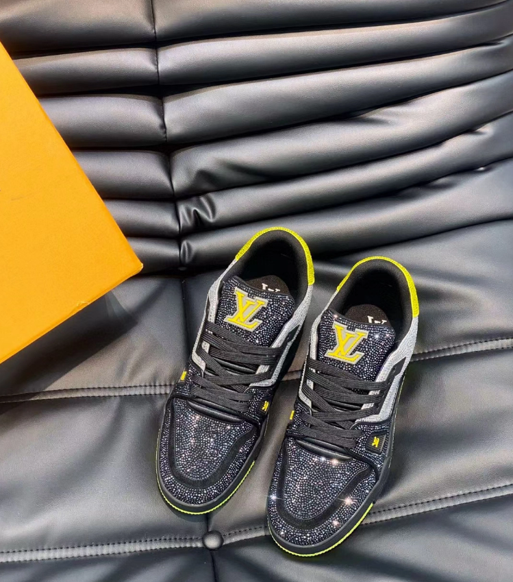 Louis Vuitton LV Trainer Rhinestone Sneaker review 0