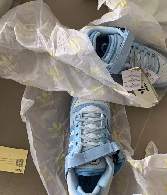 Bad Bunny adidas originals Forum Low Blue Tint GY9693  review 1