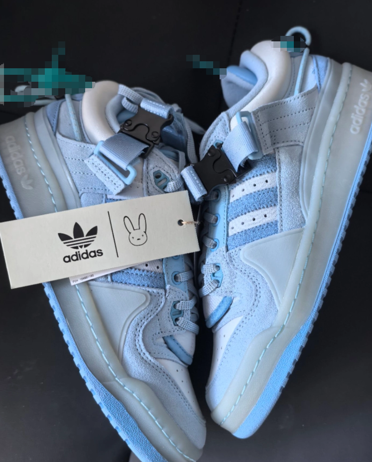 Bad Bunny adidas originals Forum Low Blue Tint GY9693  review 1