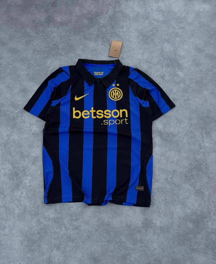 Inter Milan Black Blue Men Polo Jersey review 0