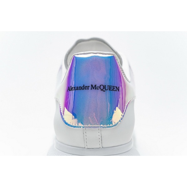 Alexander McQueen Sneaker White Blue 553770 9076