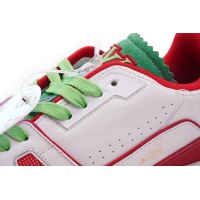 Louis Vuitton Trainer White Red Green MS0225
