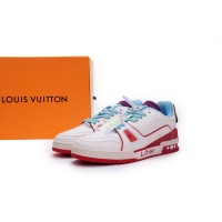 Louis Vuitton Trainer White Blue Purple MS0228