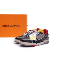 Louis Vuitton Trainer Black Red Yellow