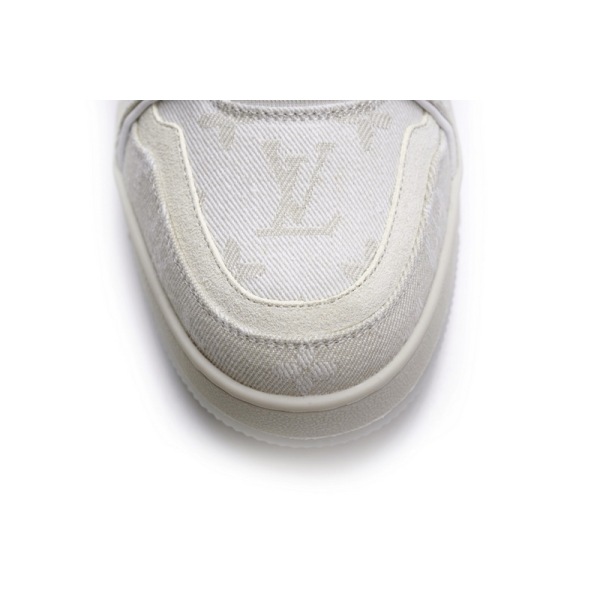 Louis Vuitton Trainer White Denim MS0241