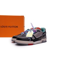 Louis Vuitton Trainer Black Green Orange MS0211