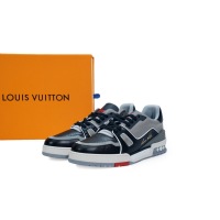 Louis Vuitton Trainer Black Grey MS0211