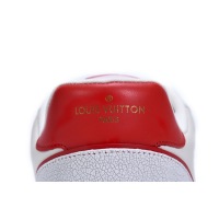 Louis Vuitton Trainer White Red 1A98VI