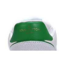 Louis Vuitton Trainer White Green 1A98W1