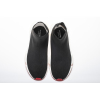 Balenciaga Stretch Mesh High Top Sneaker Transparent bottom double label