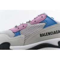 Balenciaga Triple S Pink Bright Blue 524039W2FA17633