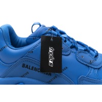 Balenciaga Triple S Letter Blue  536737W2FA19016