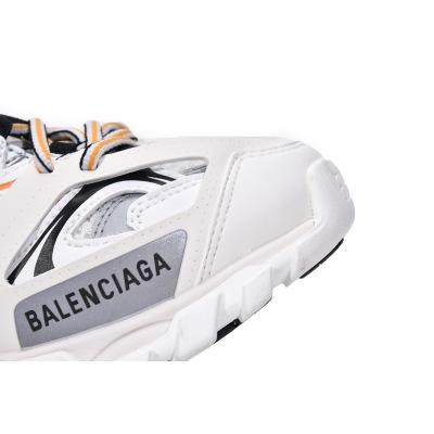 Balenciaga Track Mule In  White Orange 653813W3CP39059