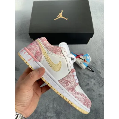 Air Jordan 1 Low SE GS Paint Drip