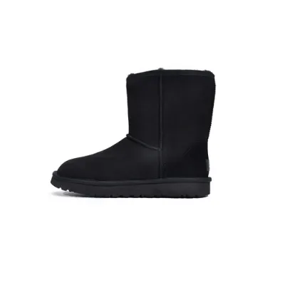 UGG Classic Short II Black 01