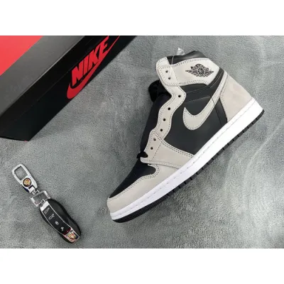 Air Jordan 1 Shadow 2.0 Black Light Smoke Grey AAA 01