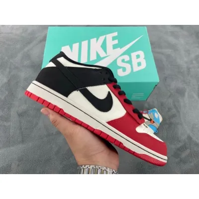 Nike SB Dunk Low Red White Black 02