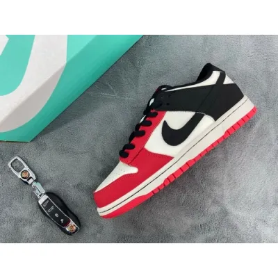 Nike SB Dunk Low Red White Black 01
