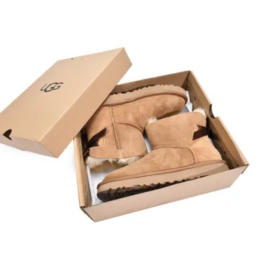 UGG Mini Bailey Bow II Chestnut Brown 02