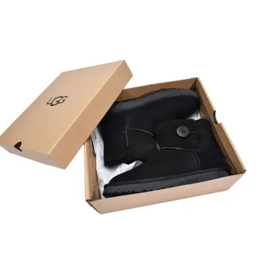 UGG Mini Bailey Button II Black 02